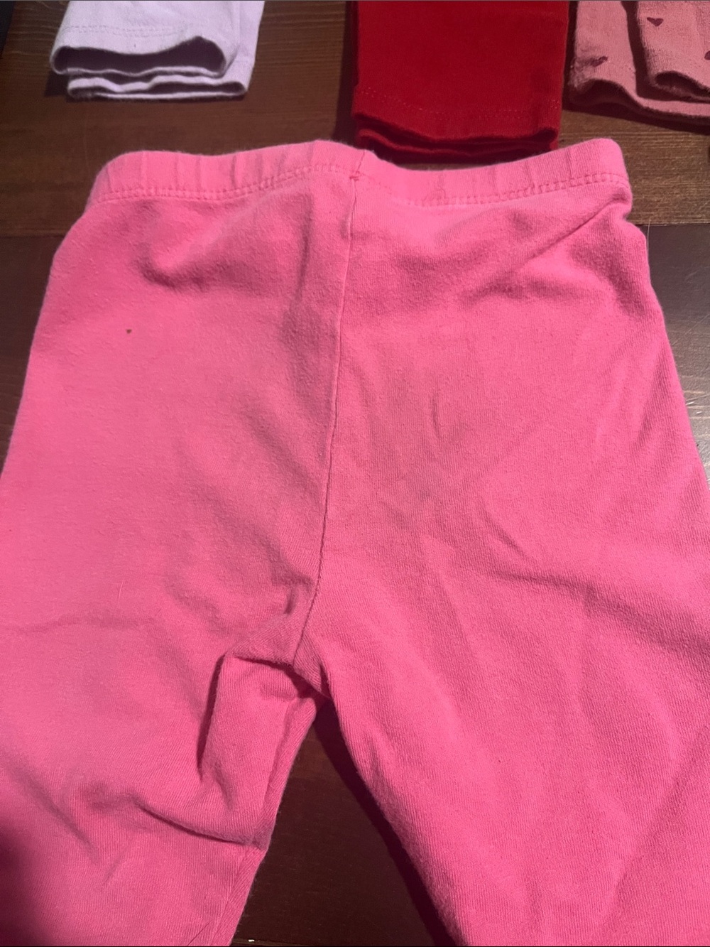 Cat & Jack Kids Leggings - 3 Black, light Purple, Red, Pink, Gray, Navy, Hearts - Picture 4 of 8